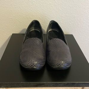 Dansko shoes navy blue with dot design
